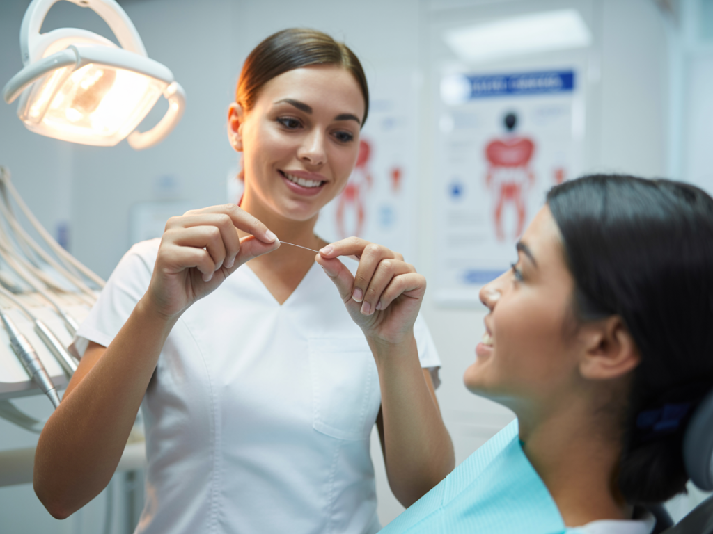 dental care flossing