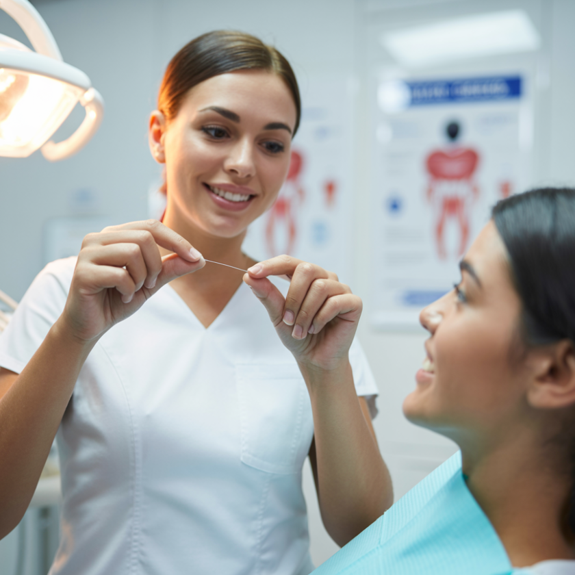 dental care flossing